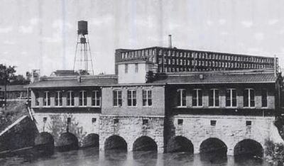 Electric Power House (Foreground) and<br>Columbia Duck Mill (Rear) image. Click for full size.