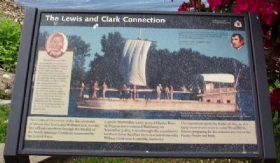 The Lewis and Clark Connection Marker image. Click for full size.