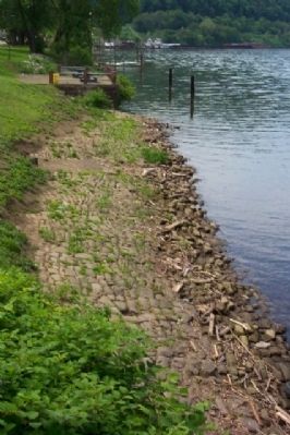 Wellsburg Wharf Remnants image. Click for full size.