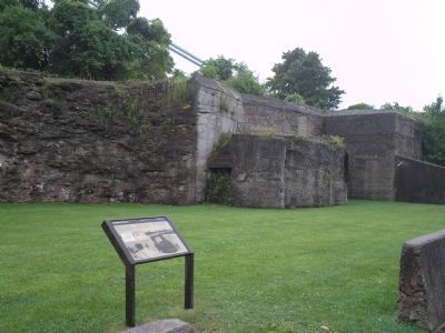 Marker at Fort Wadsworth. Click for full size. Marker at Fort Wadsworth image. Click for full size.