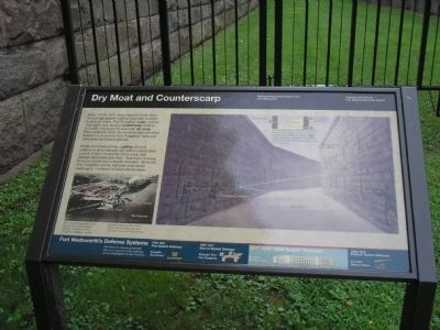 Dry Moat and Counterscarp Marker image. Click for full size.