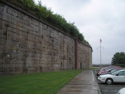 Fort Tompkins outer wall. Click for full size. Fort Tompkins outer wall image. Click for full size.