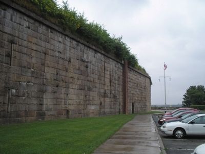 Fort Tompkins outer wall image. Click for full size.