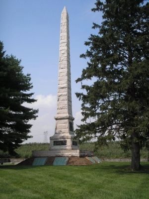 Confederate Monument in Finn's Point National Cemetery image. Click for full size.