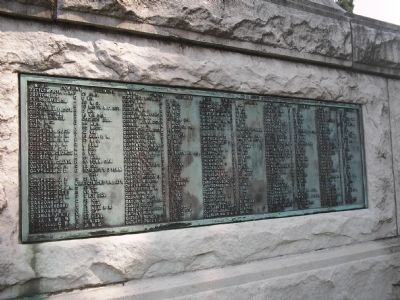 Rear of the Confederate Monument image. Click for full size.