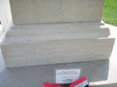Union Monument Marker. Click for full size. Union Monument Marker image. Click for full size.