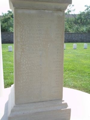 Front of the Union Monument. Click for full size. Front of the Union Monument image. Click for full size.