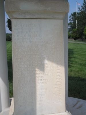 Rear of the Union Monument. Click for full size. Rear of the Union Monument image. Click for full size.