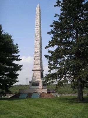 Confederate Monument in Finn’s Point National Cemetery image. Click for full size.
