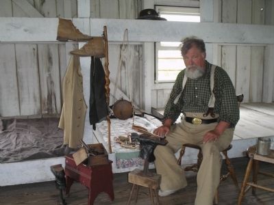 Confederate Prison Barracks at Fort Delaware. Click for full size. Confederate Prison Barracks at Fort Delaware image. Click for full size.
