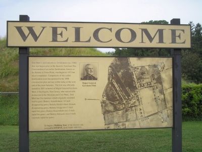 Welcome (to Fort Mott) Marker image. Click for full size.