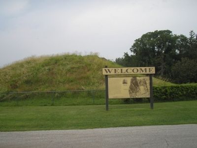 Marker at Fort Mott State Park image. Click for full size.