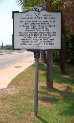 Congaree River Bridges Marker image. Click for full size.