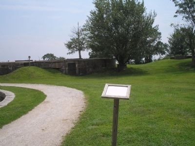 Marker on Pea Patch Island. Click for full size. Marker on Pea Patch Island image. Click for full size.