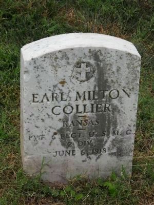 Earl Collier's Headstone and Gravesite. Click for full size. Earl Collier's Headstone and Gravesite image. Click for full size.