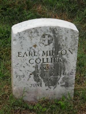 Earl Collier's Headstone and Gravesite image. Click for full size.