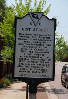 Gist Street Marker image. Click for full size.