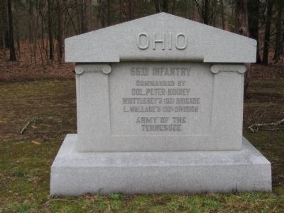 56th Ohio Infantry Monument image. Click for full size.