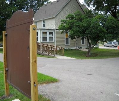 Overland Trails Marker and Museum image. Click for full size.