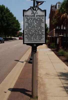 Williams Street Marker image. Click for full size.