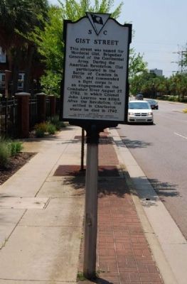Gist Street Marker. Click for full size. Gist Street Marker image. Click for full size.