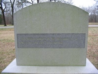 Back of Monument. Click for full size. Back of Monument image. Click for full size.