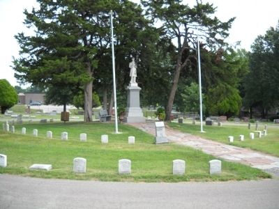 Olathe Civil War Memorial Marker image. Click for full size.