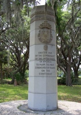 Jean Ribault Monument image. Click for full size.