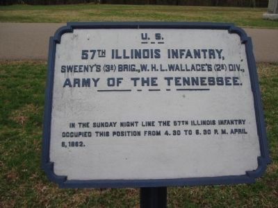 57th Illinois Infantry Tablet image. Click for full size.