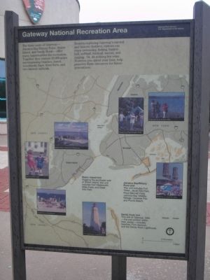 Gateway National Recreation Area Marker. Click for full size. Gateway National Recreation Area Marker image. Click for full size.