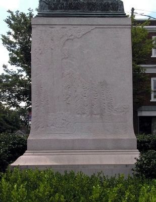 The Meriwether Clark and William Clark Sculpture (North face) image. Click for full size.