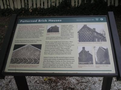 Patterned Brick Houses Marker. Click for full size. Patterned Brick Houses Marker image. Click for full size.