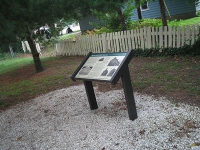 Marker at the Hancock House. Click for full size. Marker at the Hancock House image. Click for full size.