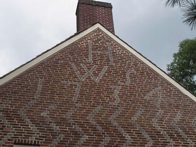 Close of Hancock House's Patterned Brickwork. Click for full size. Close of Hancock House's Patterned Brickwork image. Click for full size.