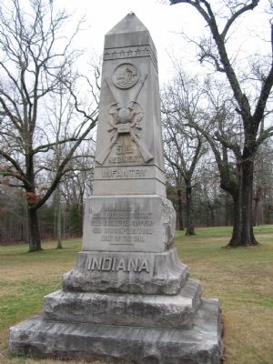 51st Indiana Infantry Monument. Click for full size. 51st Indiana Infantry Monument image. Click for full size.