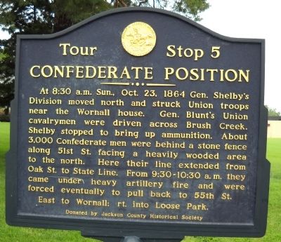 Confederate Position Marker image. Click for full size.