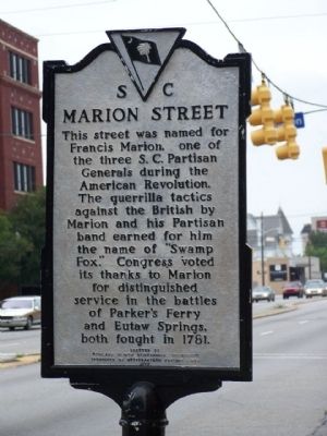 Marion Street Marker. Click for full size. Marion Street Marker image. Click for full size.