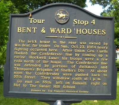 Bent & Ward Houses Marker image. Click for full size.
