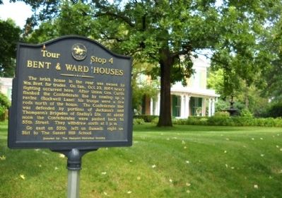 Bent & Ward Houses Marker image. Click for full size.