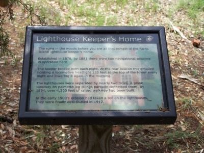 Lighthouse Keepers Home Marker image. Click for full size.
