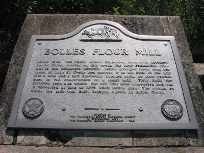 Bolles Flour Mill Marker image. Click for full size.