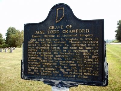 Grave of Jane Todd Crawford Marker. Click for full size. Grave of Jane Todd Crawford Marker image. Click for full size.