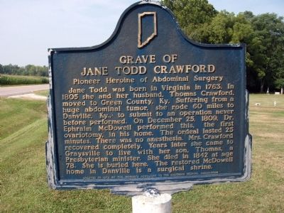 Other Side - - Grave of Jane Todd Crawford Marker. Click for full size. Other Side - - Grave of Jane Todd Crawford Marker image. Click for full size.