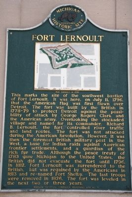 Fort Lernoult Marker image. Click for full size.