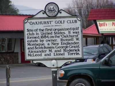 "Oakhurst" Golf Club Marker image. Click for full size.