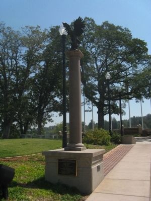 Eagle Sculpture Displaying Second Marker image. Click for full size.