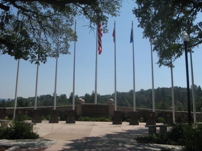 El Dorado County Veterans Monument image. Click for full size.
