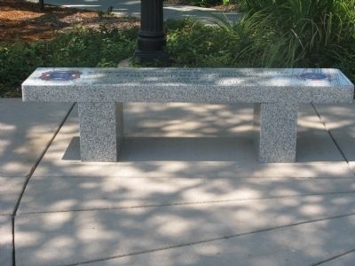 Veterans of Foreign Wars Memorial Bench image. Click for full size.