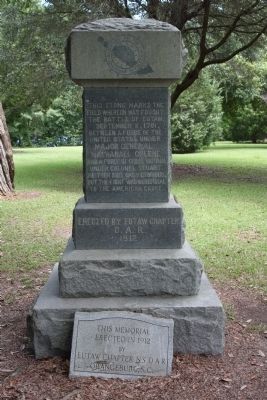 Battle of Eutaw Marker. Click for full size. Battle of Eutaw Marker image. Click for full size.