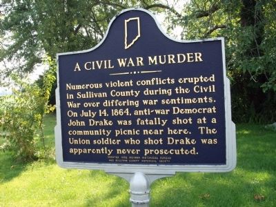 A Civil War Murder Marker. Click for full size. A Civil War Murder Marker image. Click for full size.